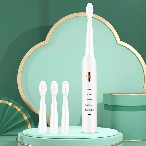 Sonic Toothbrush for Adults USB Charging Electric Toothbrush with 4 Brus… - Picture 1 of 6